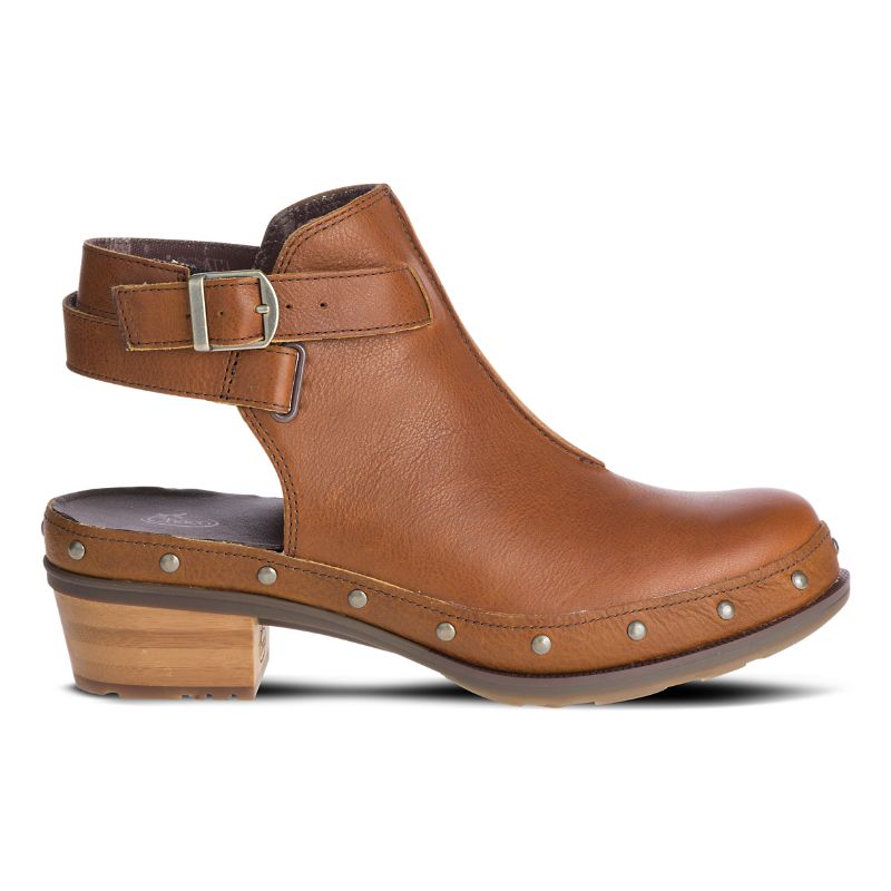 Chaco Cataluna Clog Stivali Donna Marroni | JISZBMC-48